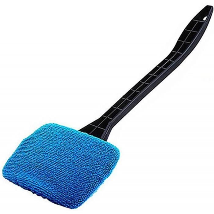 Raclette à Vitre Professionnelle 35 Cm Avec Gaine Microfibre - Compatible Avec Perches Télescopiques, Nettoyage Fenêtres Facile