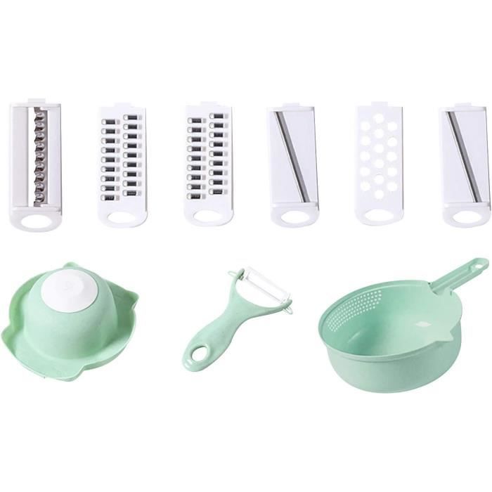 Râpe Multifonction Börner - Face Grossière & Fine Pour Légumes, Fruits, Fromage - Vert