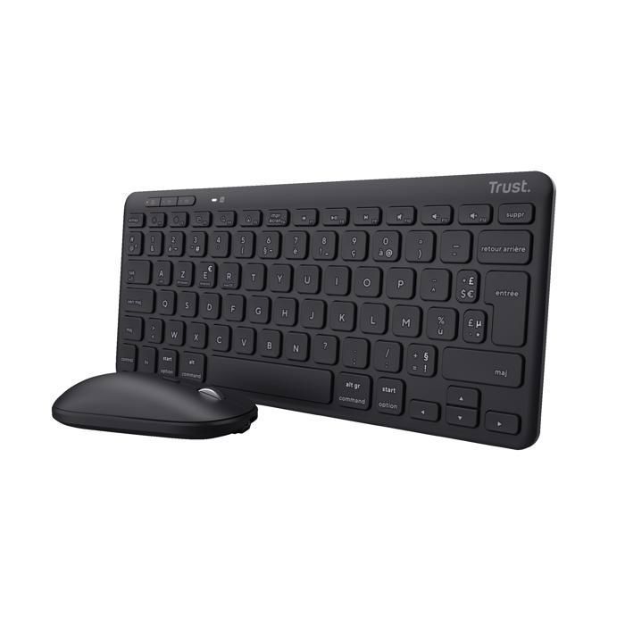 TRUST Modèle du produit : Lyra clavier incluse RF sans fil + Bluetooth AZERTY Français Neuf - vue 4