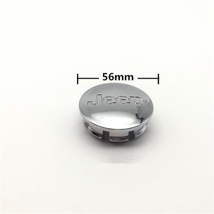 Cache-moyeu Universel 65mm Argenté - Plastique ABS - Pour Voiture/camion - Protection Et Esthétique