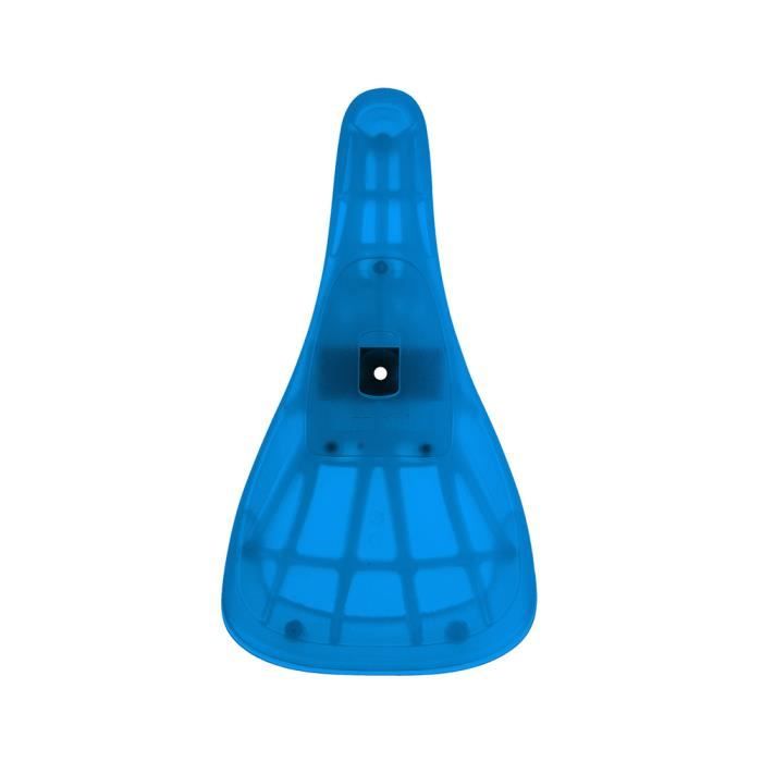 Selle de vélo BMX / Freestyle VELO pour montage pivotant de la tige de selle. Nylon, bleu clair
