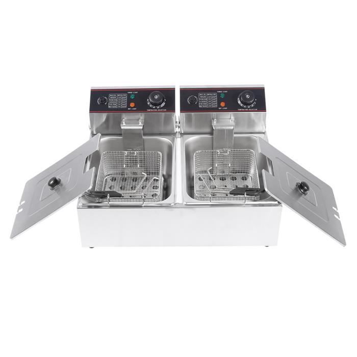 Friteuse Électrique Bomann FR 2264 CB - 3L Acier Inox - Puissance 2000W