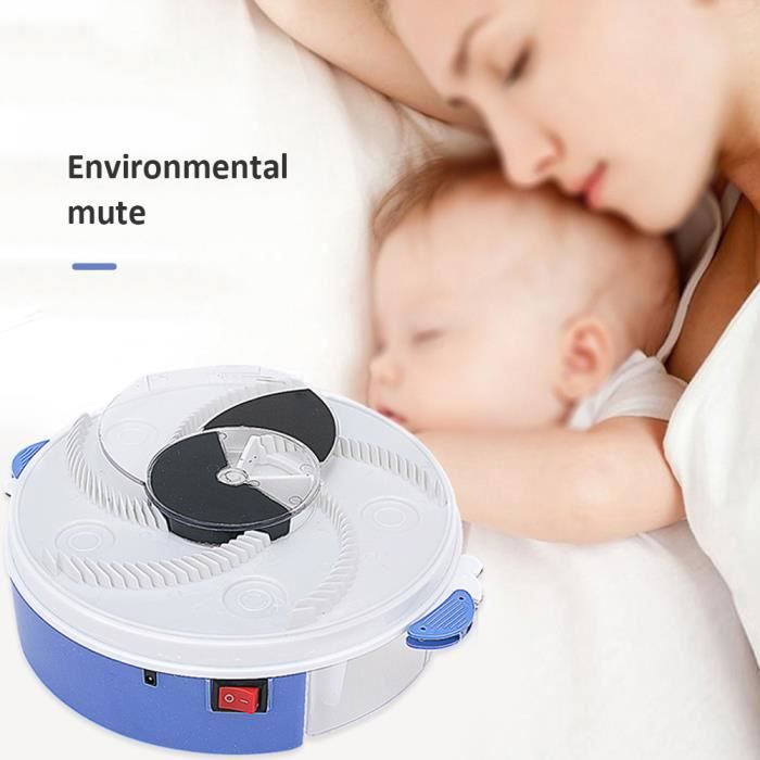 Piège à Mouches Automatique électrique - Rotation 360°, USB, Silencieux, Pour Intérieur (120 M²) - 7