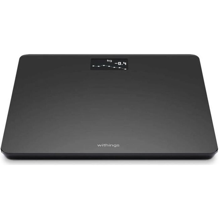 Balance connectée Wifi et Bluetooth 8 Utilisateurs Body Withings - Noir
