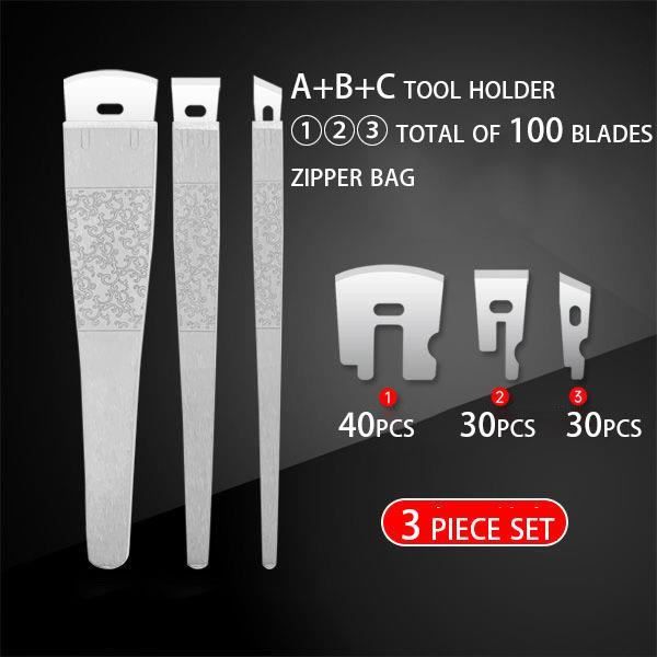 Fichier de pédicure,ABC and 100Pc Blades--Couteau de pédicure jetable ...