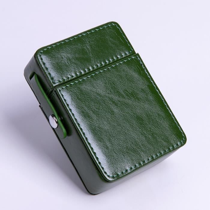 Pochette Pour Briquet Avec Boucle Magnétique – Cuir PU, Légère 24g, étui De Ceinture Anti-rayures