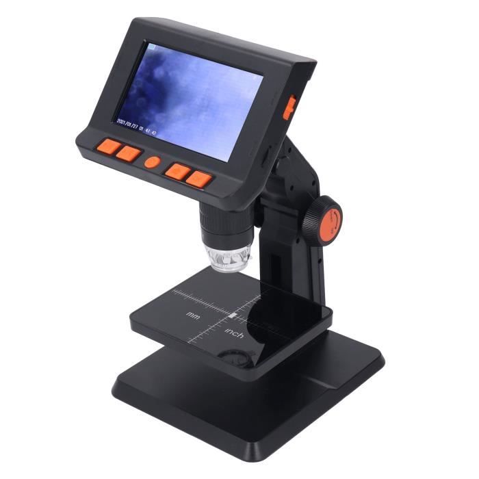 Grossissement 1000X écran 4.3 Microscope Numérique Vexloria 4.3 - Grossissement 50-1000X - 8 LEDs Réglables - Enregistrement PC/Mac - Enfant/adulte Microscope Enfant Adulte Numérique