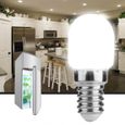 BOYOU Mini Led Ampoule Réfrigérateur Four À Micro-Onde Machine À Coudre Lampe Lumière E14 T22 2W 220V (Blanc)-1