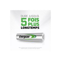 Energizer Piles Rechargeables AAA Recharge Power Plus - Lot De 4 Prêtes à L'Emploi