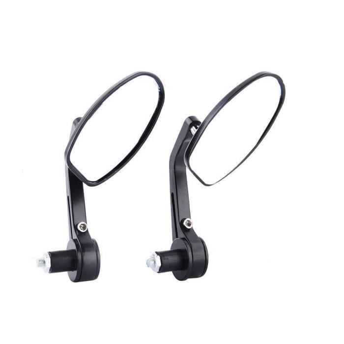 Motoforti Rétroviseur Moto Universel Lot De 2 - Avec Pince 22mm Et Vis M8 M10