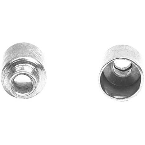 Booso 500 Embouts De Gaine Pour Câble De Frein/vitesse – Diamètre 5 Mm, En Métal Argenté, Pour Vélo Et VTT