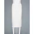 YIZYIF Femme Jupon sous Robe Jupe Sculptante Fond de Jupe Lingerie Sous-vêtement Type B Blanc-2