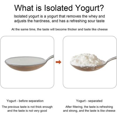Passoire à yaourt grec Passoire à yaourt, séparateur de lactosérum avec  passoire à mailles fines en