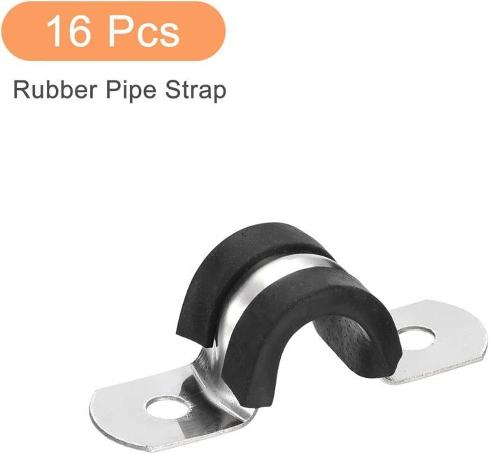 10 Serre-câbles En Acier Inoxydable 304 Avec Boulon En U M12 - Pour Câbles De 1,27 Cm, Fixation Facile