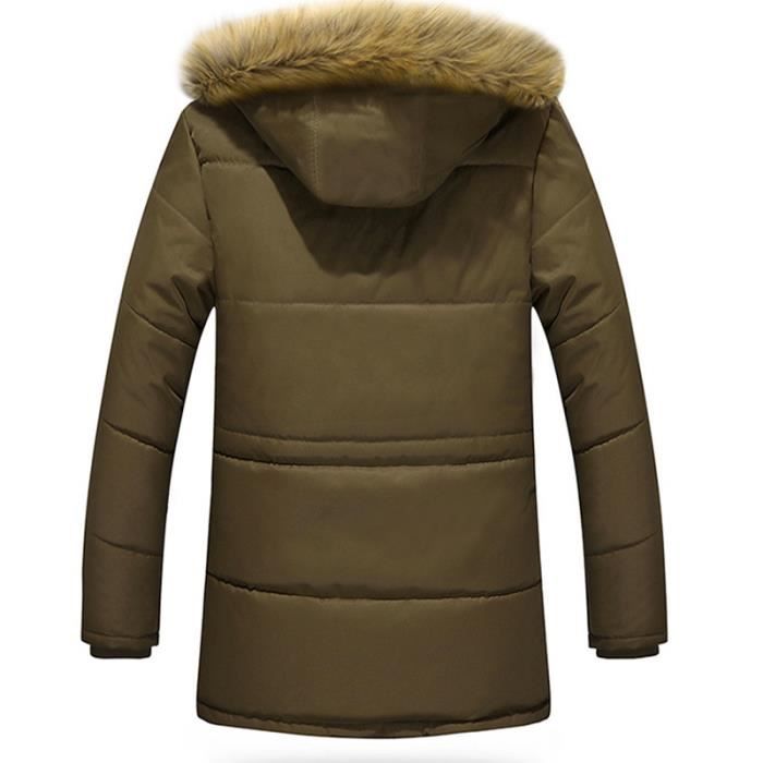 Doudoune homme avec col fourrure on sale