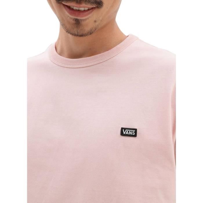 T Shirt Vans Classic Rose Femme et Homme VANS Regular Manches courtes Col arrondi Rose Cdiscount Pret a Porter