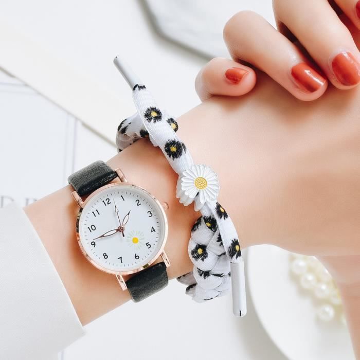 SHARPHY Montre fille avce bracelet fille le nouveau chrysanth me