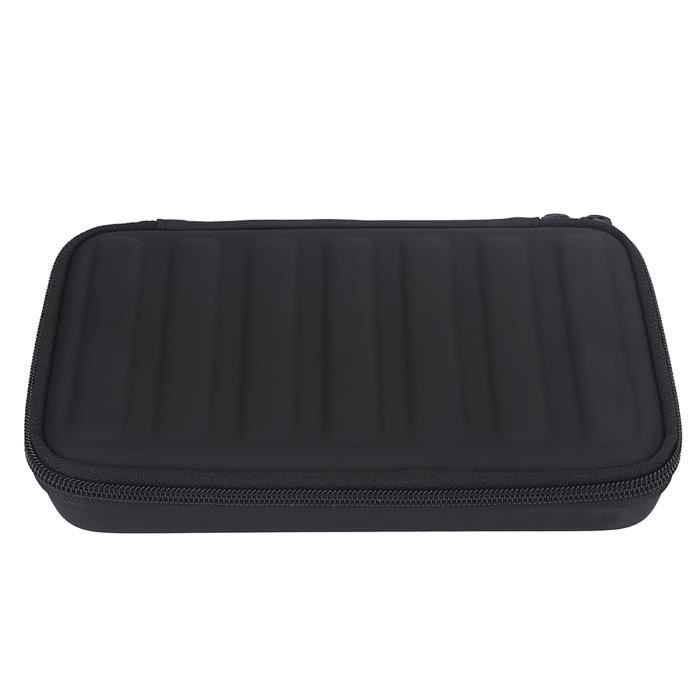 Étui En Cuir Pour Harmonica - Housse De Rangement PU Portable Marron