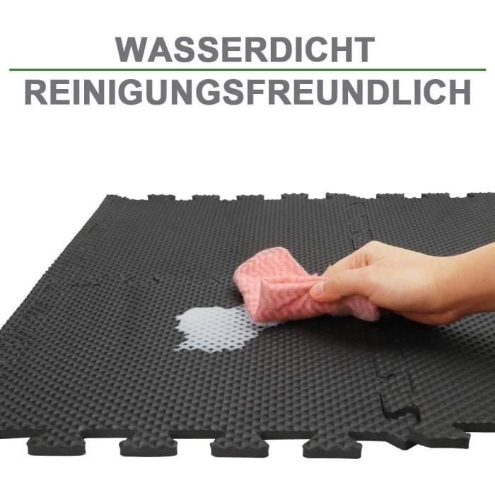 CCLIFE Tapis De Sol En Puzzle Mousse EVA 30x30x1cm - Tapis Fitness Gym Yoga Protection Sol Antidérapant
