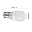 BOYOU Mini Led Ampoule Réfrigérateur Four À Micro-Onde Machine À Coudre Lampe Lumière E14 T22 2W 220V (Blanc)-3