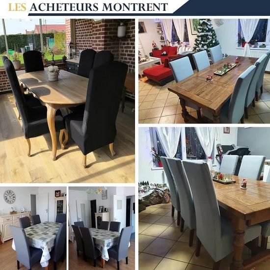 Générique Lot de 1, 2, 4 Ou 6 Housses de Chaise Extensibles et Imperméables avec Accoudoirs Housses Amovibles pour Chaises de Bureau pour la Décoration de Buffets et de Fêtes,Dark Gray,1 Piece Générique Lot de 1, 2, 4 Ou 6 Housses de Chaise Extensibles et Imperméables avec Accoudoirs Housses Amovibles pour Chaises de Bureau pour la Décoration de Buffets et de Fêtes,Dark Gray,1 Piece