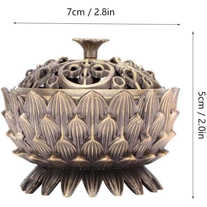 Support Brûle-encens En Métal Forme Feuille (28 Cm) - Cendrier Pour Bâtons - Moderne