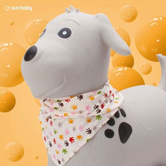 Cavernedesjouets Skippy Chien Sauteur Gonflable – 52x23x66 Cm – Pour Enfants 18 Mois à 20 Kg – Ballon Animal – Développe La Motricité – Cadeau Ludique