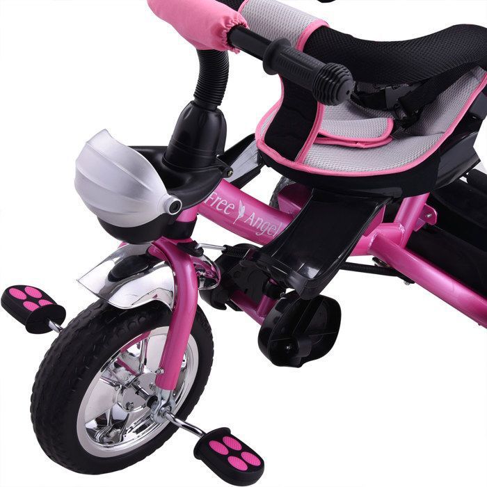 Spielwerk Tricycle évolutif Rose Enfant 10 à 36 Mois Guidon Panier Vélo Spielwerk Tricycle évolutif Rose Enfant 10 à 36 Mois Guidon Panier Vélo