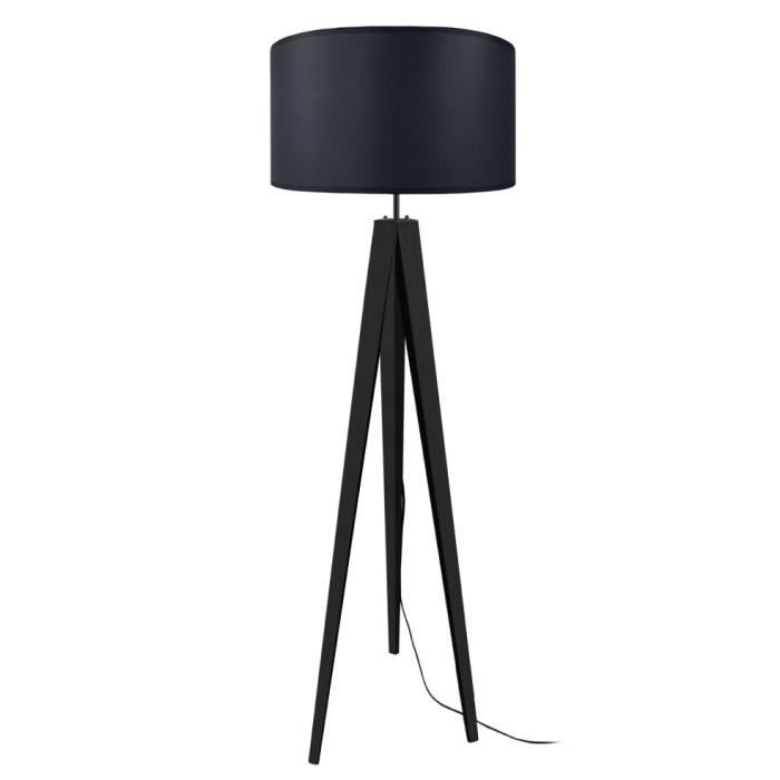 TOSEL Abat - Jour 1 lumière - luminaire intérieur - tissu rouge - Style urbain - H19cm L30cm P30cm