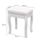 Tabouret coiffeuse blanc