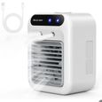 Climatiseur Portable Silencieux 500ml, 2 vitesses 2 modes brumisation direction vent 20° mini .