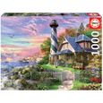 Puzzle Paysage et Nature - EDUCA - Phare A Rock Bay - 1000 pièces - Adulte-0