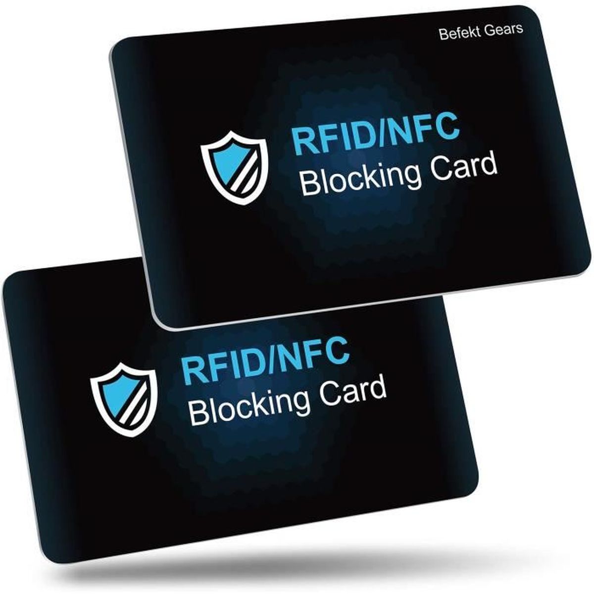 5 Carte Porta Tessera RFID Bloccante - Protezione NFC E Scan Pirateria - Colore Argento
