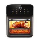 MONMECD Friteuse à Air Sans Huile, Air Fryer 10L, 2200W, 10 Programmes, Écran Tactile, Fenêtre Transparente, Nettoyage Facile