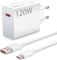 120W Chargeur Rapide avec Câble USB C 1m pour Redmi Note 11 11s 13 Pro,Chargeur Turbo pour Xiaomi 14 Ultra/11T Pro/12T Pro/12T/13