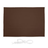 Voile d'ombrage rectangulaire RELAXDAYS - Toile solaire - Imperméable - Anti-UV - Marron
