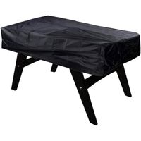 Housse de Protection pour Table de babyfoot Oxford - YSTP - Noir - Imperméable - Résistant - 160 x 115 x 48 cm