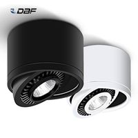 SPOTS,Warm White-15W White Dimmable--Lampe de surface à LED dimmable COB, lumière de plafond, blanc, blanc chaud, downlight, 5W -7W