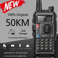 81f6f4 2021 NOUVEAU UV-S9 Plus Puissant Talkie-walkie Radio Émetteur-Récepteur 10W 50 KM Longue Portée Portable Pour black Euro -X