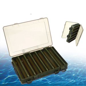 2 Boîtes à Appâts De Pêche Double Couche - 12 Compartiments Réglables, étanches, Avec Sangle - 13