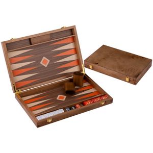 Engelhart-250554 – Backgammon en Bois 15 Pouces (38 cm) Valise Luxe en Bois de Ronce Incrustation Engelhart-250554 – Backgammon en Bois 15 Pouces (38 cm) Valise Luxe en Bois de Ronce Incrustation