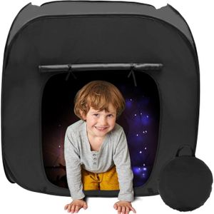 Tente Sensorielle Occultante 90 Cm Pop-up – Tissu Oxford, Total Black-out, Pliable Avec Sac, Pour Autisme Et Anxiété (enfant, Intérieur)