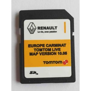 CARTE DE NAVIGATION Carte SD GPS Europe 2018 - 10.05 - Renault TomTom 