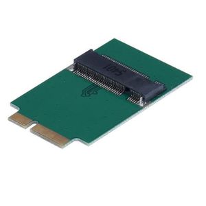 SODIAL Carte De Conversion Ngff M.2 Nvme Ssd 12 Et 16 Broches Carte Dadaptateur pour Macbook Air A1465 A1466 Pro A1398 A1502 Mise /à Niveau 2013-2015 Soutien Ssd