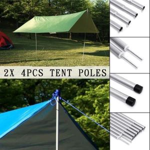 Piquets de Tente Tige de Poteau de Tente de Fibre de Verre pour Le Camping Randonn/ée Hamacs Abris Auvents