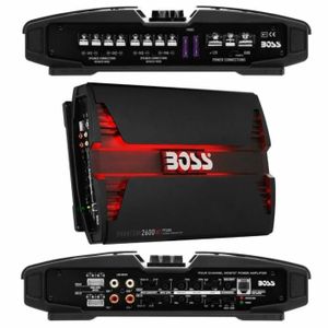 VOITURE 1 BOSS AUDIO SYSTEMS PF2600 amplificateur 4 canaux
