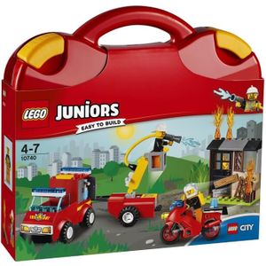 ASSEMBLAGE CONSTRUCTION LEGO® Juniors 10740 La Valise des Pompiers