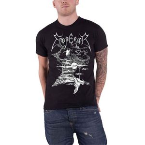 Emperor T Shirt The Wanderer Band Logo Noir Metal Nouveau Officiel Homme