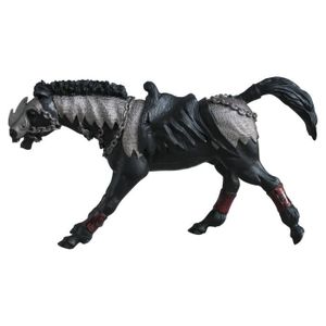 FIGURINE - PERSONNAGE Figurine - PAPO - Cheval Noir Fantastique - Peinte