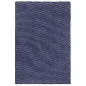 TAPIS vidaXL Tapis rectangulaire Bleu marine 120x180 cm 